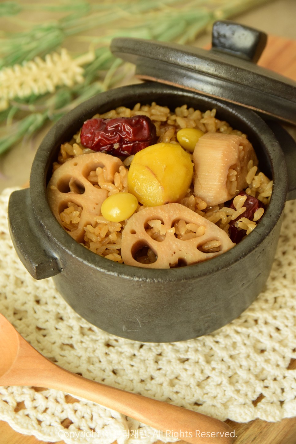 찰밥맛있게만드는 영양밥 만들기 연근밥 영양찰밥 22