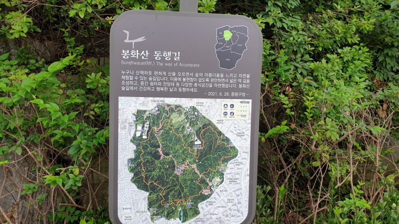  [봉화산 동행길] 봉화산 무장애 둘레길!! 누구나 편하게 둘레길을 이용하세요. 신아타운 목포식당 물냉면