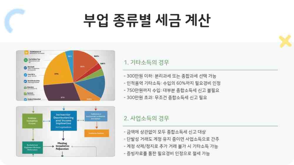 직장인 부업소득 종합소득세 2025년 신고 기준 절세 방법