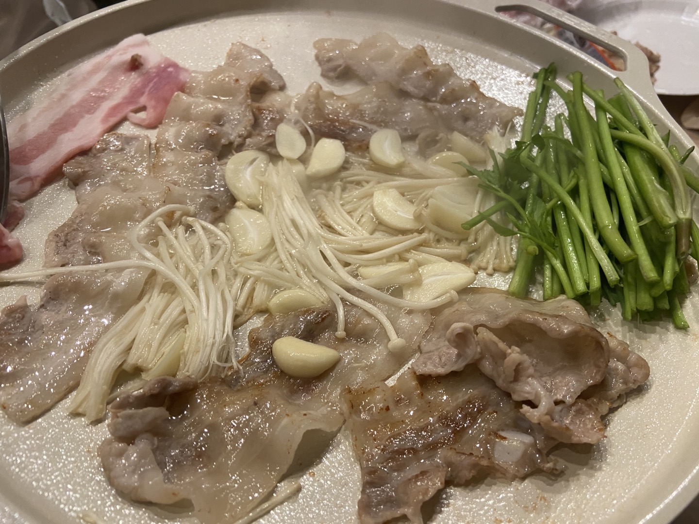 삼겹살 & 미나리