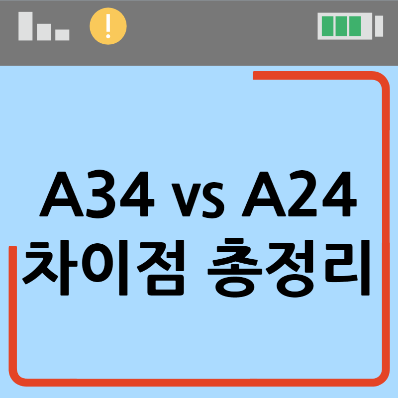 A34 A24 차이