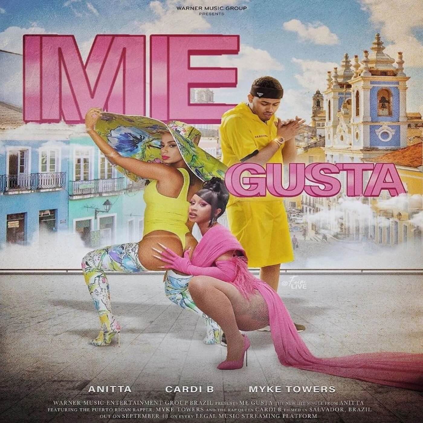  Anitta ft.Cardi B & Myke Towers - Me Gusta