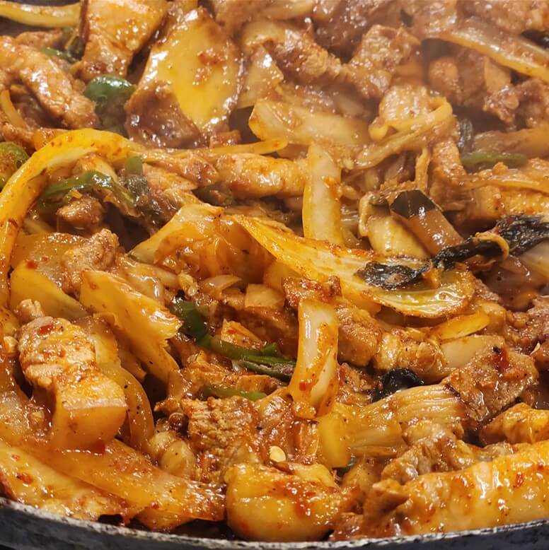Grilled-pork-Kimchi
