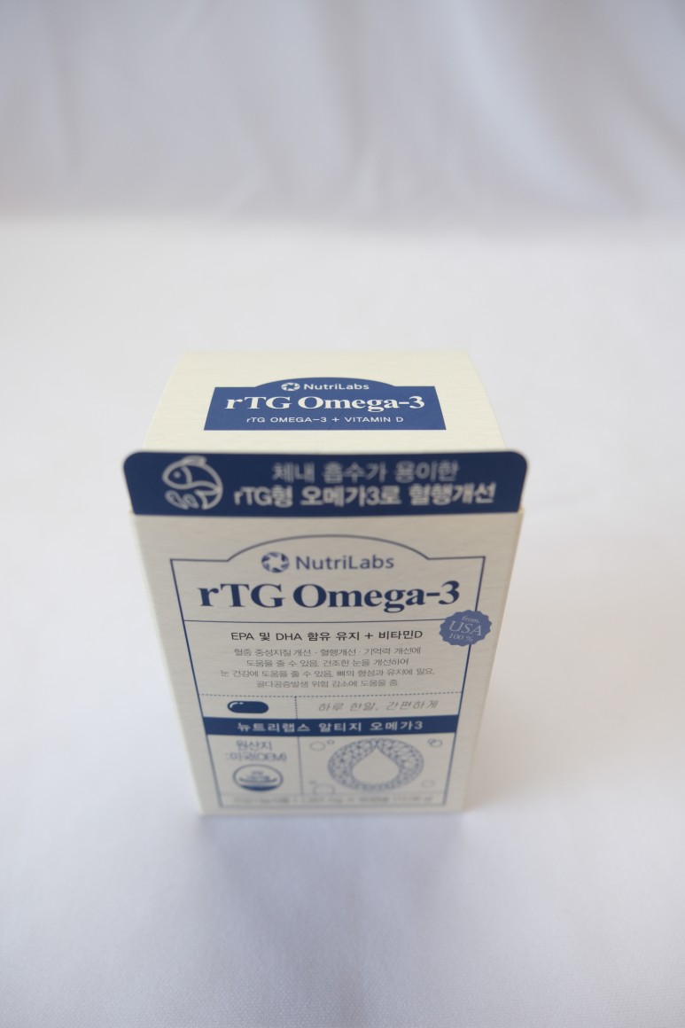 혈액순환제 알티지오메가3 중성미자 rTGOmega-3EPA와 DHA 함유량