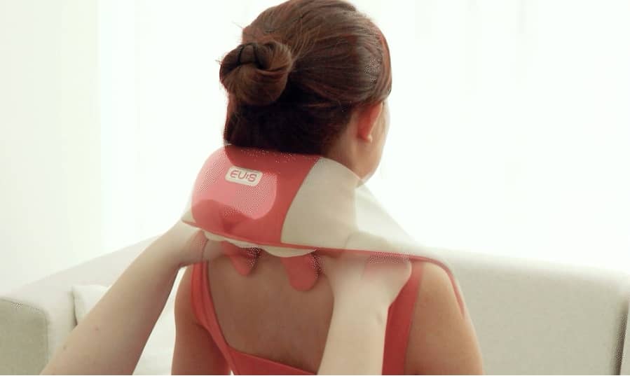 소유 안마기 이유즈 무선 어깨 목 마사지기 사용 방법
