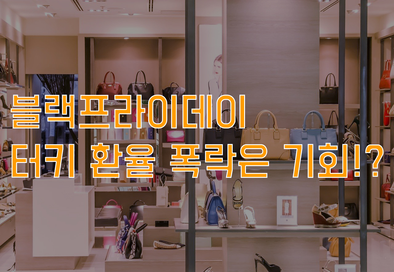  블랙프라이데이와 터키 환율 폭락은 기회 아닌가요!?