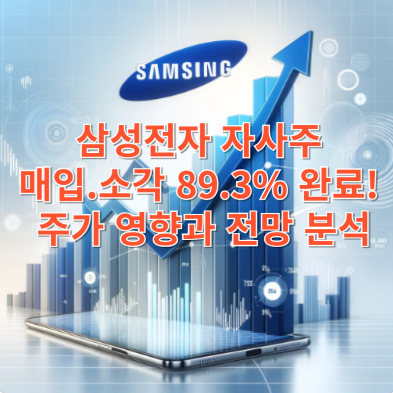 삼성전자 자사주 매입.소각 89.3% 완료! 주가 영향과 전망 분석