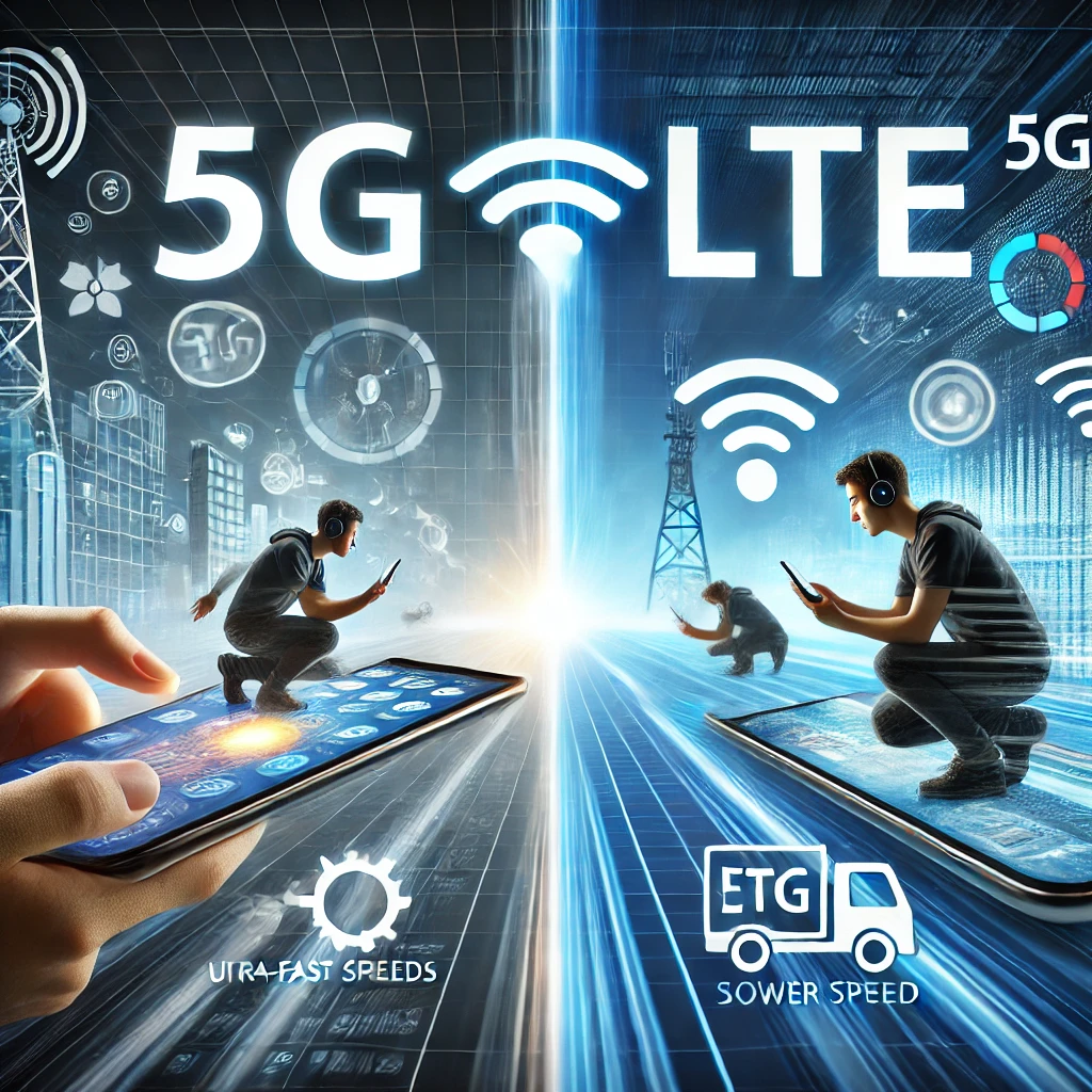 5G vs LTE 속도 비교 (2025년 최신 분석)