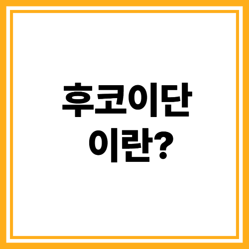 후코이단의 놀라운 효능과 부작용, 올바른 복용 방법