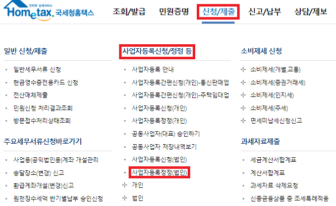  [정관변경] ; 변경등기사항, 필요서류, 변경절차