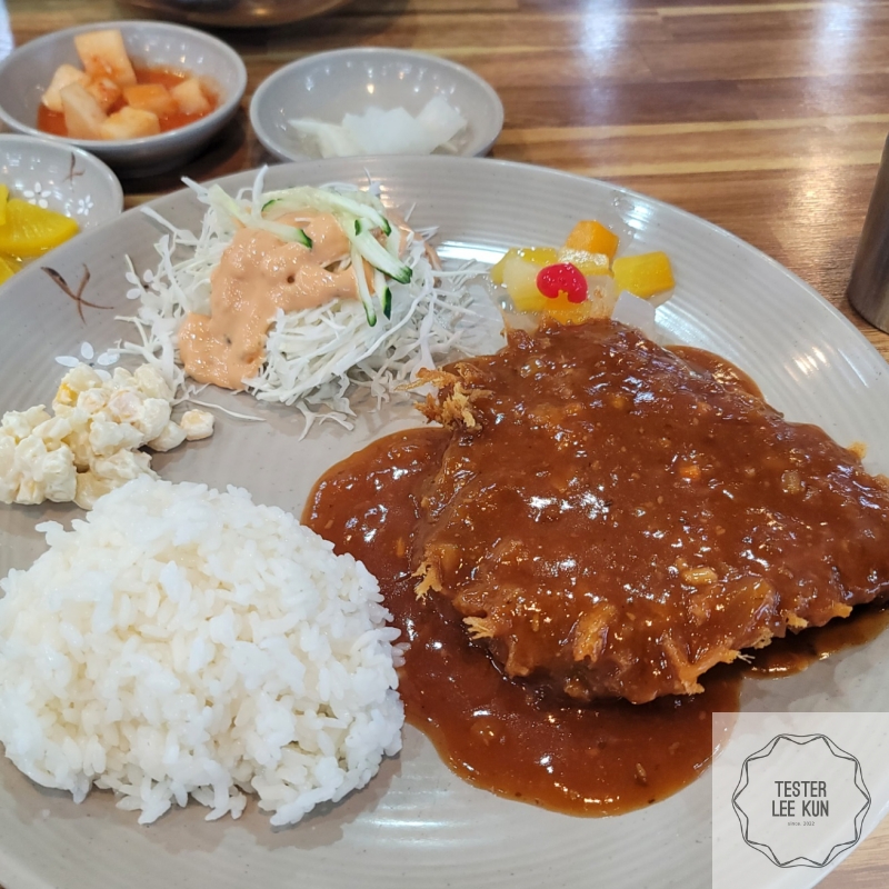  부산 명지동 경양식 돈까스 갈비탕 맛집 왕밀면냉면 방문후기
