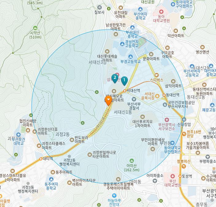 부산 서구 서대신동2가 일요일 진료 휴일 문 여는 병원