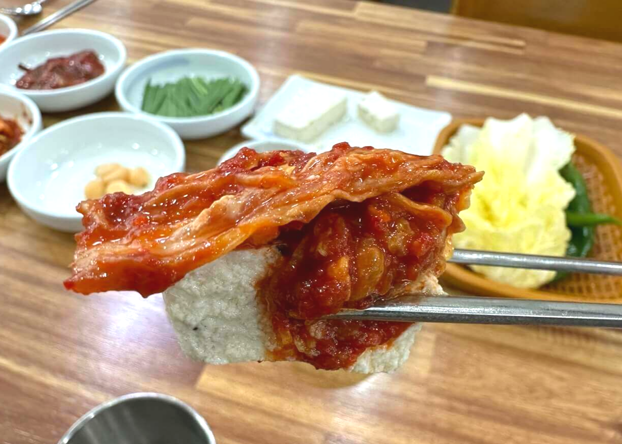 배추 겉절이와 두부의 조합이란&#44;&#44;