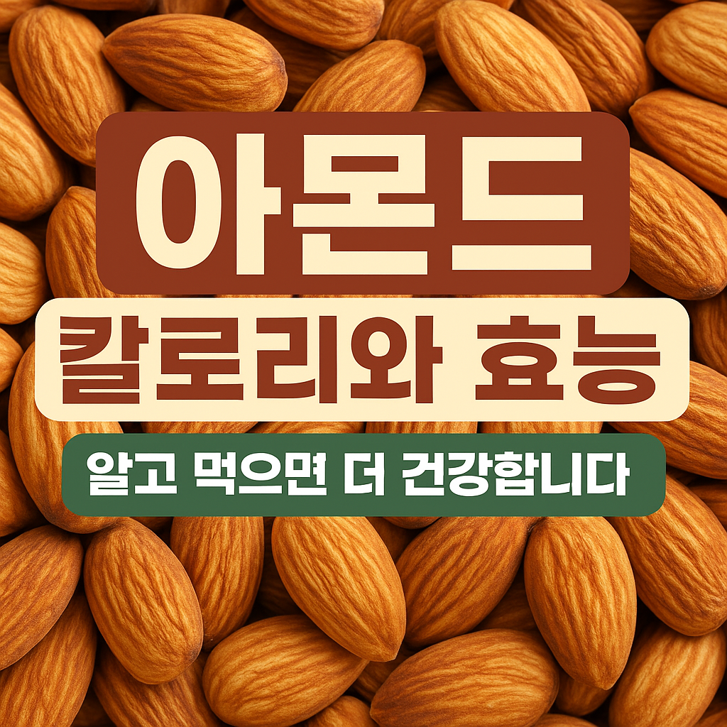 아몬드 칼로리와 효능