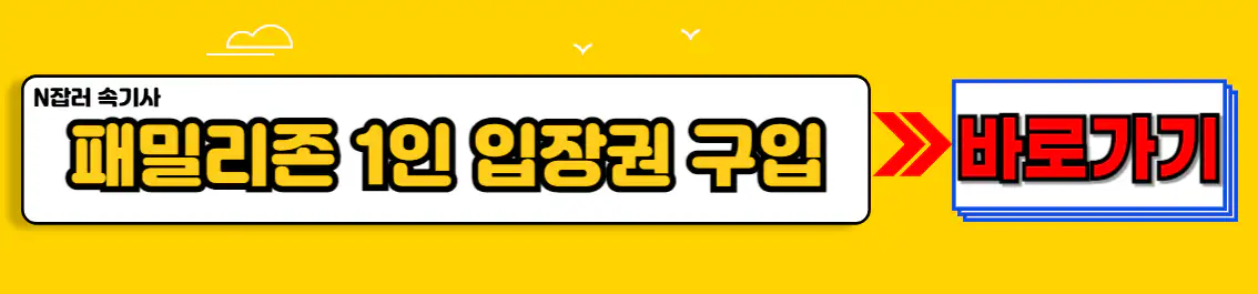 보령 머드축제 패밀리존 입장권