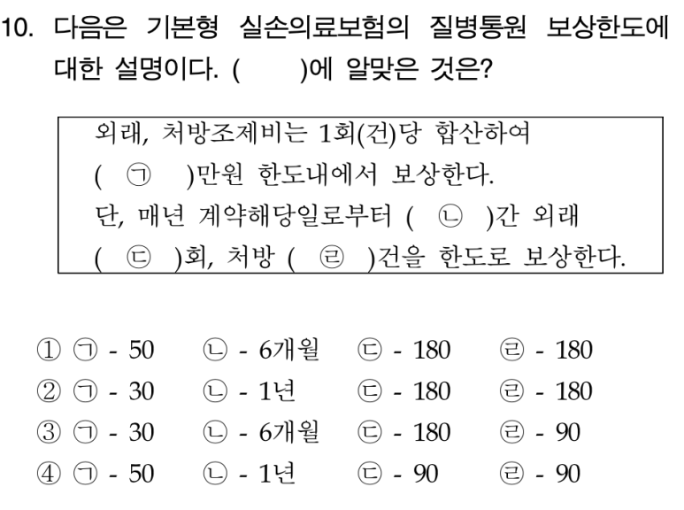 제3보험 중개사 제3보험중개사 문제 6