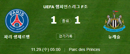  이강인 PSG 뉴캐슬 축구경기 하이라이트 보러가기. 팀전체 저평가 속에서도 빛난 이강인 !