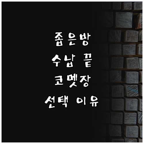 원룸 수납 솔루션 코멧 슬림 서랍장 