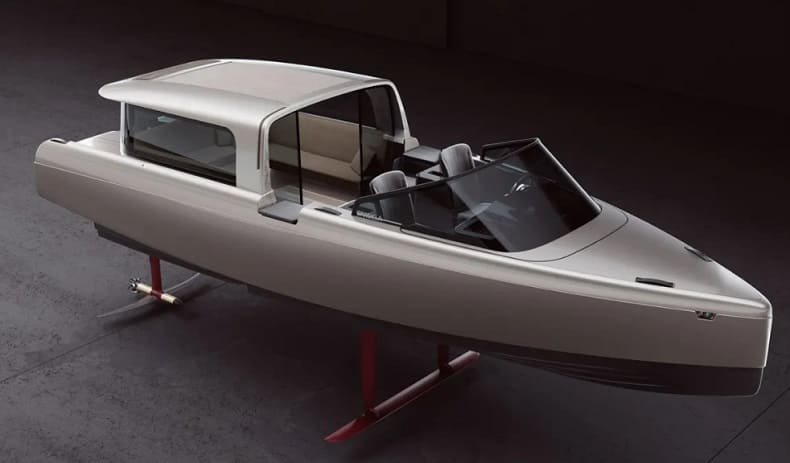 베니스 공개 세계 최초 비행 전기 택시 보트 VIDEO: World’s first flying electric taxi boat&#44; the Candela P-8 Voyager&#44; unveiled in Venice