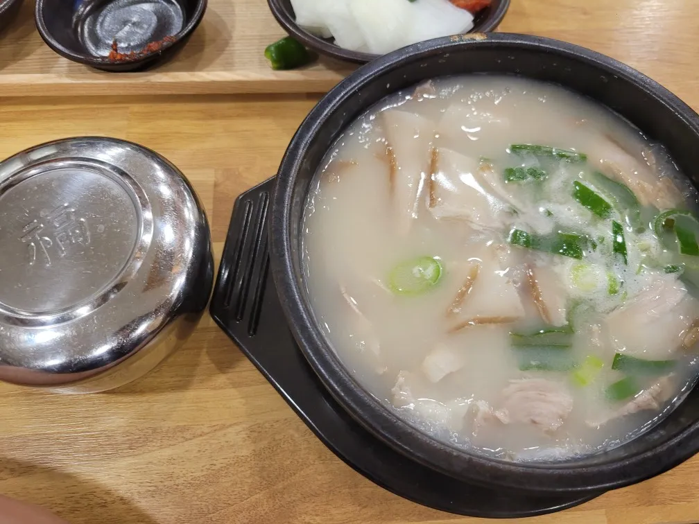 창원 가로수길 용호돼지국밥, 주말 점심 주차는 경남여성가족재단