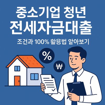 중소기업 청년 전세자금대출 조건과 100% 활용법 알아보기