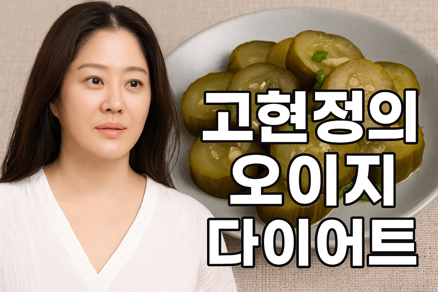 고현정의 오이지 다이어트,연예인 다이어트