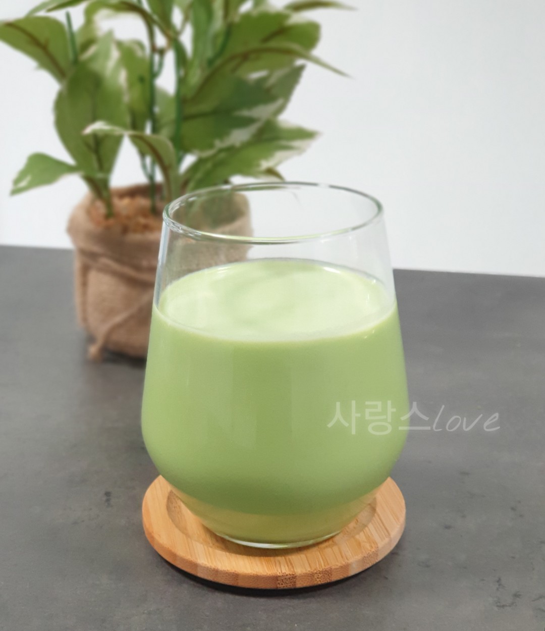  완두콩으로 만드는 이색 메뉴 완두콩 라떼