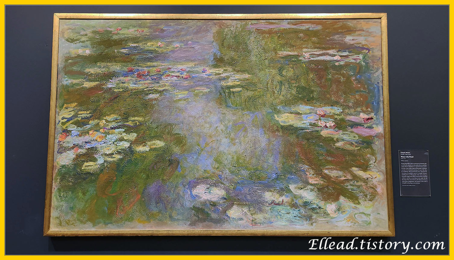 수련이 있는 연못 Water lily pond&#44; 1917-19