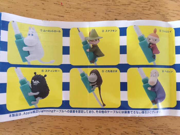 무민 마스코트 가챠 6종 37