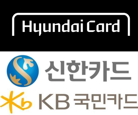 현대카드 신한카드 KB국민카드