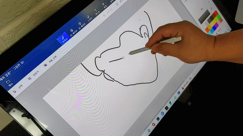 액정태블릿 웹툰 작가를 준비한다면 추천!● 27형 대화면 터치 모니터 "창은테크" 11