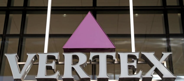 버텍스 파마슈티컬스(Vertex Pharmaceuticals) 기업 로고 이미지