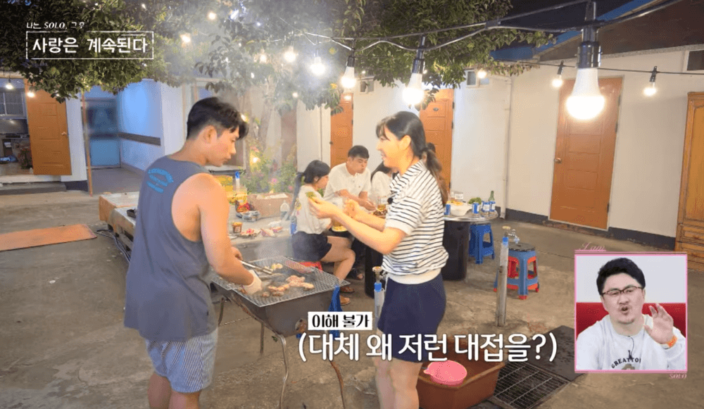 백합의 첫인상, 조섹츤에게 쌈을 싸주는 백합