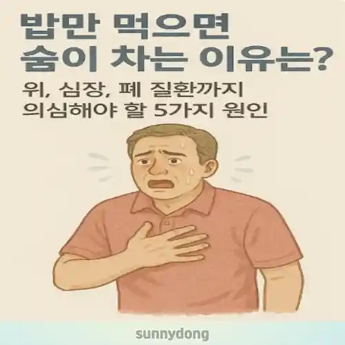 밥만 먹으면 숨이 차는 원인 썸네일