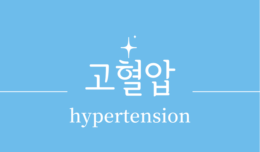 &#39;고혈압(hypertension)&#39;