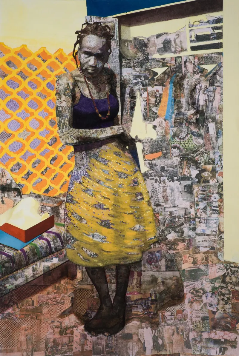 은지데카 아쿠닐리 크로스비(Njideka Akunyili Crosby)&#44; 나이지리아&#44; 순수예술가&#44; 1983-현재