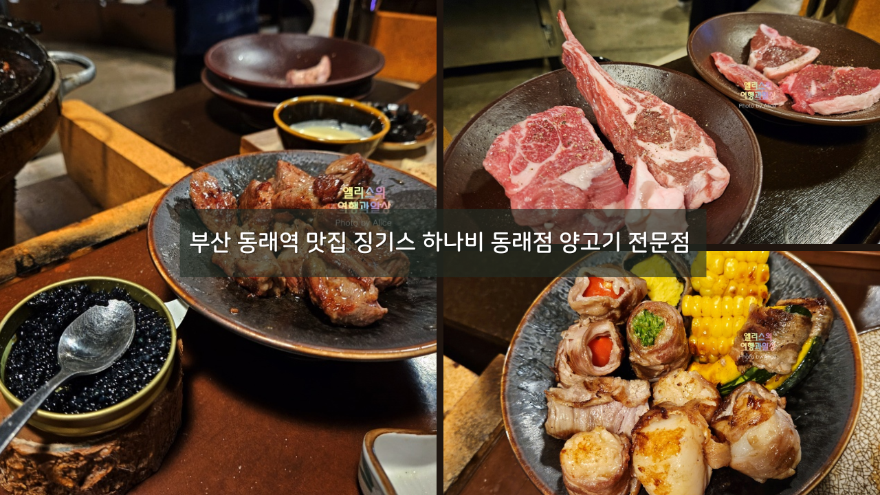 부산 동래역 맛집 징기스 하나비 동래점 양고기 전문점 후기