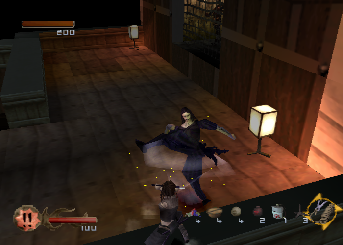  입체닌자활극 천주 인개선 (Rittai Ninja Katsugeki Tenchu Shinobi Gaisen - Battle with Onikage)