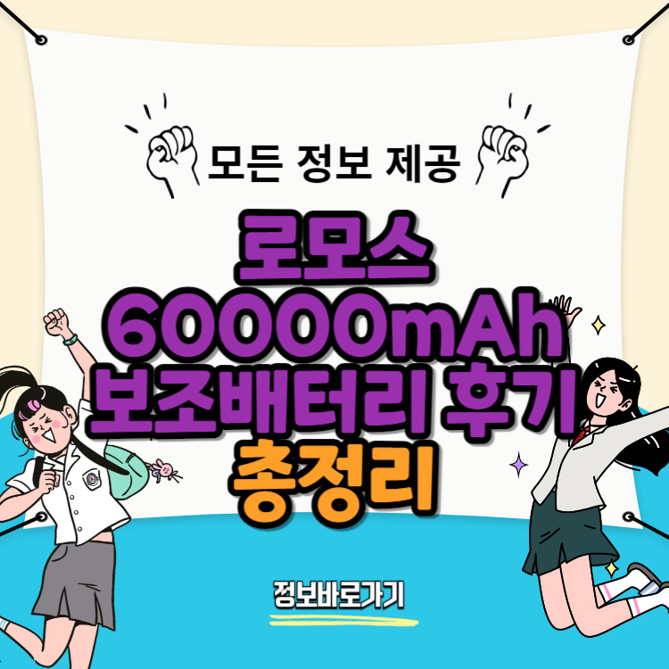 로모스-60000mAh-보조배터리-후기