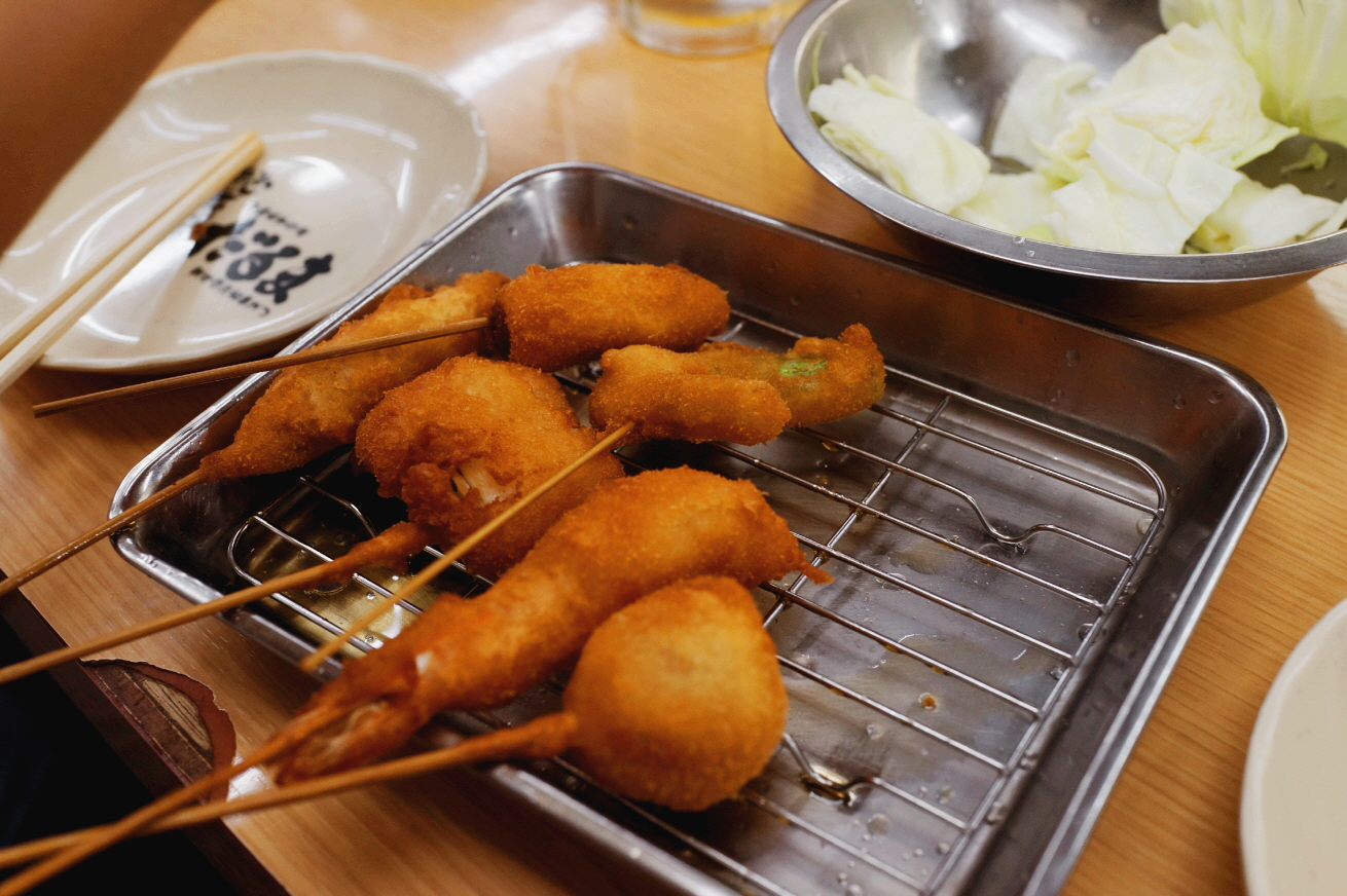 일본 맛집 오사카 여행 맛집 japan osaka 쿠시카츠 다루마 串かつだるま