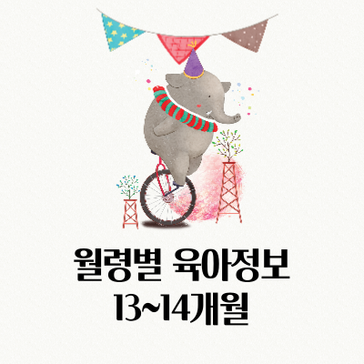  월령별 유아기 성장 - 13~14개월