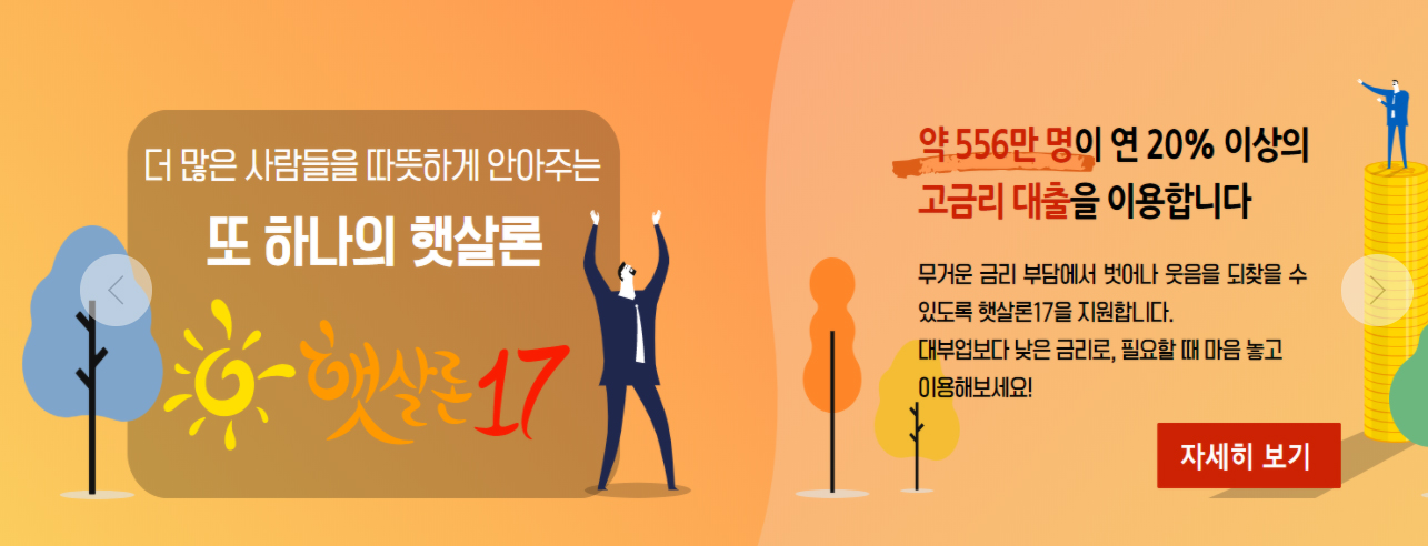  저소득 근로자를 위한 햇살론17  대출자격은?