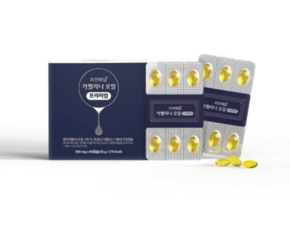 자연해답-카멜리나-오일-60캡슐-2개월분-공식-사진