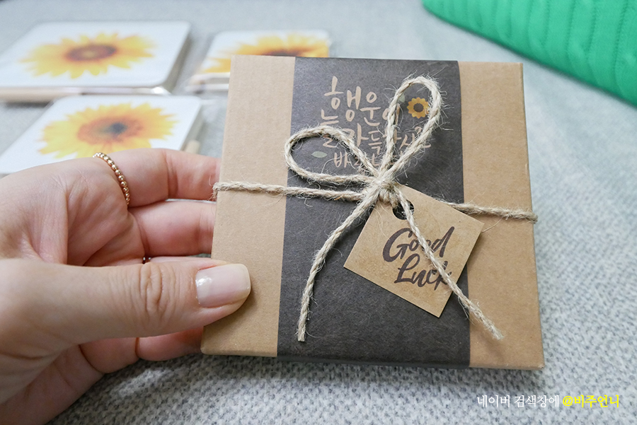 인테리어 잡화에도 딱인 해바라기 그림 돈 들어가는 액자 2