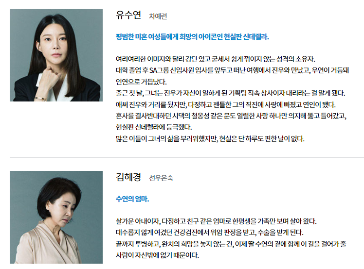  황금가면 재방송 인물관계도