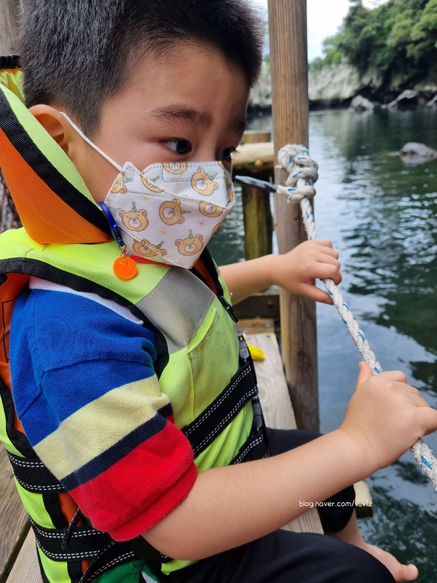 함께라면 전통테우 탑승 후기 제주 쇠소깍 어린 아이들과 37