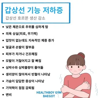 갑상샘 저하증 갑상선 기능저하증 증상 수치 치료_3