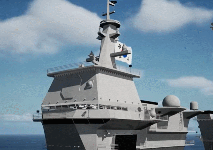  CG로 재현한 한국형 경항모함 VIDEO: South Korea light aircraft carrier CG