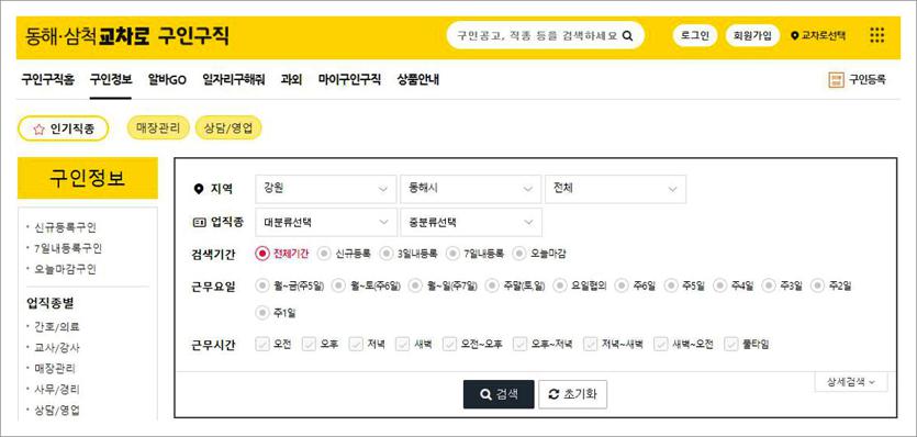 동해 교차로