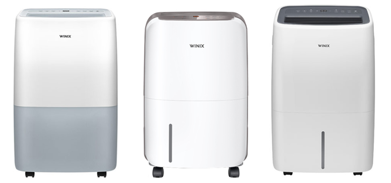  위닉스 제습기 DXTE120-MPK, DXAE100-JWK, DXTD120-KWK 비교